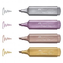 ΜΑΡΚΑΔΟΡΟΣ ΔΙΑΓΡΑΜΜΙΣΕΩΣ FABER CASTELL METALLIC TEXTLINER - ΔΙΑΦΟΡΑ ΧΡΩΜΑΤΑ