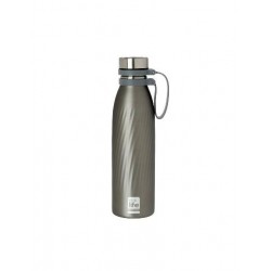ECOLIFE ΜΕΤΑΛΛΙΚΌ ΑΝΟΞΕΊΔΩΤΟ ΘΕΡΜΌΣ ΜΠΟΥΚΆΛΙ 500ML COOL GREY - ΓΚΡΙ 33-BO-3030