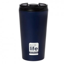 ECOLIFE COFFEE ΘΕΡΜΟΣ 370ML BLUE BLACK