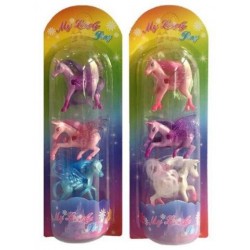 LOVELY PONY 3 ΤΕΜΑΧΙΑ ΜΕ ΦΤΕΡΑ 11x33cm