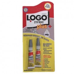 Κόλλα στιγμής Logo plus 2+2gr Κόλλα στιγμής Logo plus 2+2gr