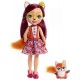 Mattel Enchantimals Μεγάλη Κούκλα - Felicity Fox Με Flick FRH51 / FRH53