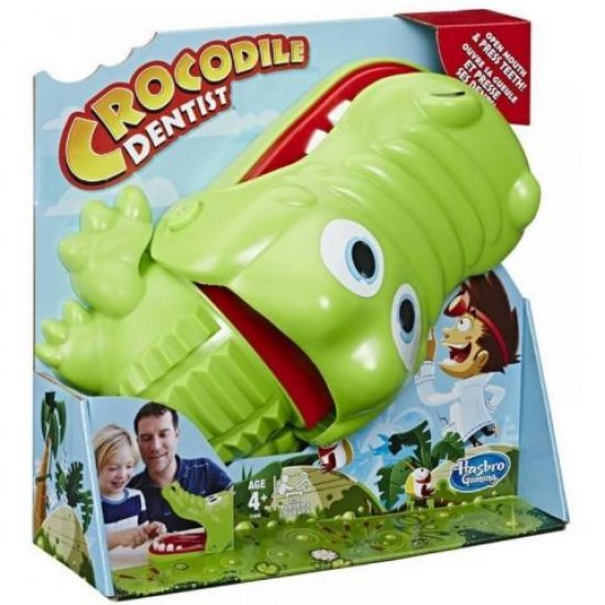 Hasbro Προσχολικό Επιτραπέζιο Παιχνίδι Crocodile Dentist E4898
