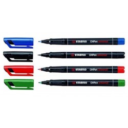 ΜΑΡΚΑΔΟΡΑΚΙ STABILO OHPEN S, F, M - ΔΙΑΦΟΡΑ ΧΡΩΜΑΤΑ