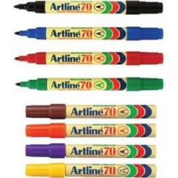 ΜΑΡΚΑΔΟΡΟΣ ΑΝΕΞΙΤΗΛΟΣ ARTLINE 70 1.5MM - ΔΙΑΦΟΡΑ ΧΡΩΜΑΤΑ