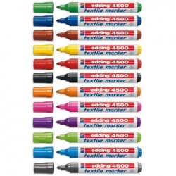 ΜΑΡΚΑΔΟΡΟΣ ΥΦΑΣΜΑΤΟΣ EDDING 4500 - ΔΙΑΦΟΡΑ ΧΡΩΜΑΤΑ