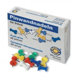 Καρφίτσες φελοπίνακα Office Point 60τεμ.