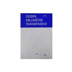 Μπλοκ Canson Μιλιμετρέ Διαφανές Α4 50φ.