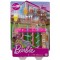 Mattel Barbie Έπιπλα Mini Playset Με Κατοικίδιο Σκυλάκι, Επιτραπέζιο Ποδοσφαιράκι Και Αξεσουάρ