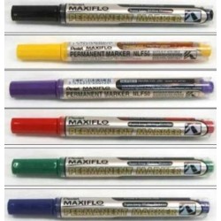 ΜΑΡΚΑΔΟΡΟΣ PENTEL NLF50 PERMANENT ΔΙΑΦΟΡΑ ΧΡΩΜΑΤΑ