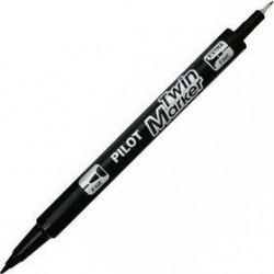 ΜΑΡΚΑΔΟΡΟΣ PILOT ΑΝΕΞΙΤΗΛΟΣ TWIN MARKER BG - ΔΙΑΦΟΡΑ ΧΡΩΜΑΤΑ