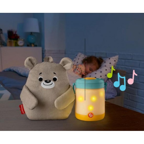 FISHER PRICE BABY BEAR & FIREFLY SOOTHER (#GRR00)