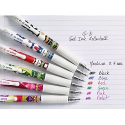 ΣΤΥΛΟ PILOT ΜΕ ΣΧΕΔΙΑ ΜΙΚΑ 0.7 - G2 ΔΙΑΦΟΡΑ ΧΡΩΜΑΤΑ