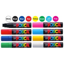 ΜΑΡΚΑΔΟΡΟΣ POSCA PC-17K - ΔΙΑΦΟΡΑ ΧΡΩΜΑΤΑ