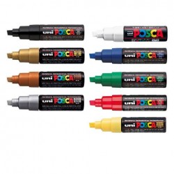 ΜΑΡΚΑΔΟΡΟΣ POSCA PC-8K - ΔΙΑΦΟΡΑ ΧΡΩΜΑΤΑ