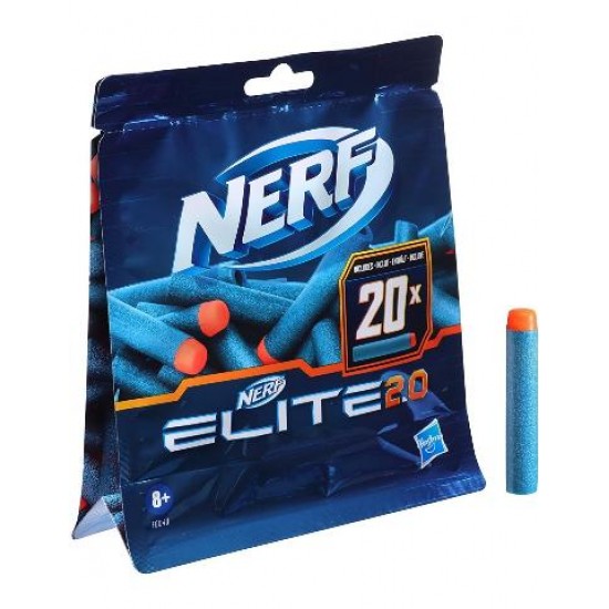 Hasbro Nerf Elite 2.0 20Er Dart Refill Pack - Περιέχει 20 Darts Nerf Elite 2.0 F0040