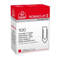 Συνδετήρες Romaclip Ν.2 100τεμ. Συνδετήρες Romaclip Ν.2 100τεμ.