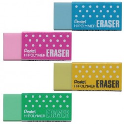 Γόμα Pentel Hi-Polymer Standard ZEΗ05 - ΔΙΑΦΟΡΑ ΧΡΩΜΑΤΑ