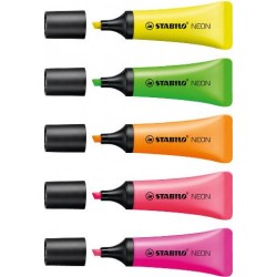 ΜΑΡΚΑΔΟΡΟΣ ΔΙΑΓΡΑΜΜΙΣΕΩΣ NEON 72 STABILO - ΔΙΑΦΟΡΑ ΧΡΩΜΑΤΑ