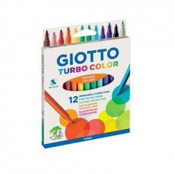 ΜΑΡΚΑΔΟPΟΙ 12ΤΕΜ TURBO COLOR BLISTER GIOTTO