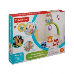 Fisher-Price Περιστρεφόμενο Με Ζωάκια 3-Σε-1 CDM84