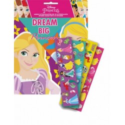 GIM STICKER ALBUM W/STICKER PRINCESS