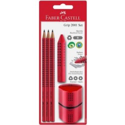 ΣΕΤ FABER 580072 GRIP 2001 3 ΜΟΛΥΒΙΑ ΓΟΜΑ ΞΥΣΤΡΑ ΔΙΑΦΟΡΑ ΧΡΩΜΑΤΑ ΣΕΤ FABER 580072 GRIP 2001 3 ΜΟΛΥΒΙΑ ΓΟΜΑ ΞΥΣΤΡΑ ΔΙΑΦΟΡΑ ΧΡΩΜΑΤΑ