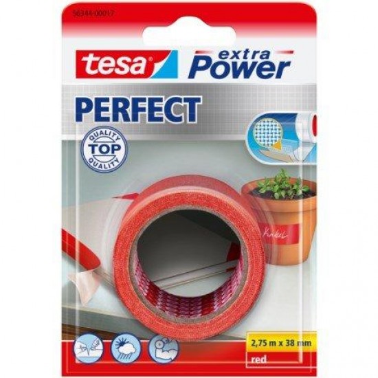 ΤΑΙΝΙΑ ΥΦΑΣΜΑΤΙΝΗ KOKKINH TESA 2.75MX38MM