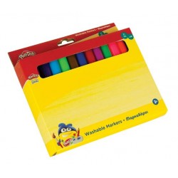 ΜΑΡΚΑΔΟΡΟΙ WASHABLE 6ΜΜ PLAYDOH 24 ΧΡΩΜΑΤΩΝ ΜΑΡΚΑΔΟΡΟΙ WASHABLE 6ΜΜ PLAYDOH 24 ΧΡΩΜΑΤΩΝ