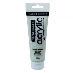 ΑΚΡΥΛΙΚΟ ΧΡΩΜΑ DALER ROWNEY GRADUATE 120ML PEARLESCENT WHITE 020 ΑΚΡΥΛΙΚΟ ΧΡΩΜΑ DALER ROWNEY GRADUATE 120ML PEARLESCENT WHITE 020