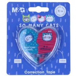 ΔΙΟΡΘΩΤΙΚΗ ΤΑΙΝΙΑ BLISTER 2ΤΕΜ IVORY/WHITE ΚΑΡΔΙΑ CATS 5MMX10M