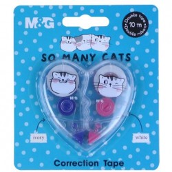 ΔΙΟΡΘΩΤΙΚΗ ΤΑΙΝΙΑ BLISTER 2ΤΕΜ IVORY/WHITE ΚΑΡΔΙΑ CATS 5MMX10M