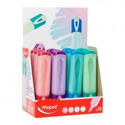 ΜΑΡΚΑΔΟΡΟΣ ΔΙΑΓΡΑΜΜΙΣΗΣ MAPED GLITTER PASTEL - ΔΙΑΦΟΡΑ ΧΡΩΜΑΤΑ