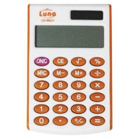 ΚΟΜΠΙΟΥΤΕΡΑΚΙ 8DIGITS CH-982 3ΧΡΩΜ LUNA OFFICE 75852
