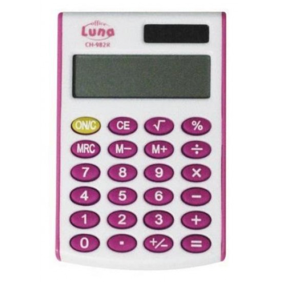 ΚΟΜΠΙΟΥΤΕΡΑΚΙ 8DIGITS CH-982 3ΧΡΩΜ LUNA OFFICE 75852