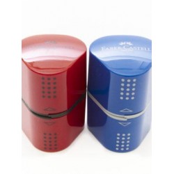 ΞΥΣΤΡΑ ΤΡΙΠΛΗ COLOUR FABER GRIP RED/BLUE 2001 183801