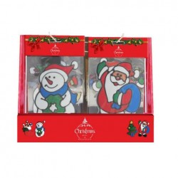 CHRISTMAS WINDOW DECORATION 14Χ18EC 4MS