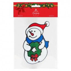 CHRISTMAS WINDOW DECORATION 14Χ18EC 4MS