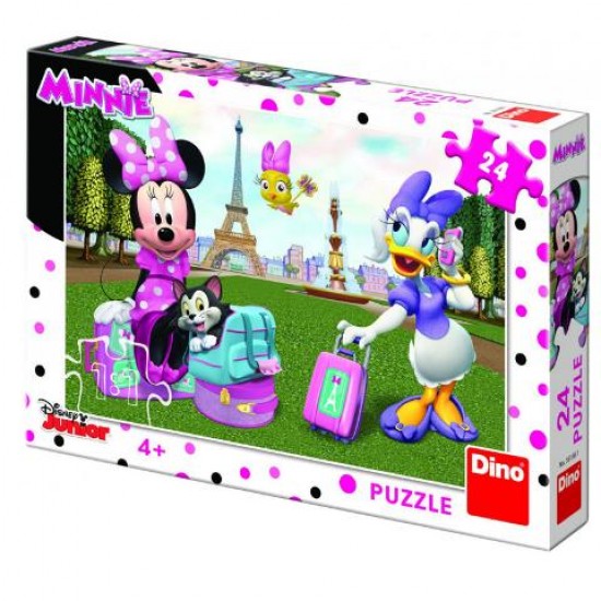 Dino Puzzle H Minnie In Paris 24 Pieces (35156)