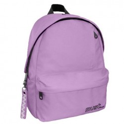 ΤΣΑΝΤΑ ΠΛΑΤΗΣ MUST MONOCHROME  32Χ17Χ42 1 ΚΕΝΤΡΙΚΗ ΘΗΚΗ ΑΠΑΛΟ ΜΩΒ 900D RPET