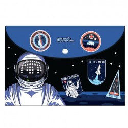 ΦΑΚΕΛΟΣ ΚΟΥΜΠΙ Α4 MUST ASTRONAUT ΦΑΚΕΛΟΣ ΚΟΥΜΠΙ Α4 MUST ASTRONAUT