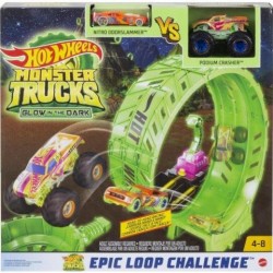 HOT WHEELS MONSTER TRUCKS SUPER LOOP GLOW-IN-THE-DARK HOT WHEELS MONSTER TRUCKS SUPER LOOP GLOW-IN-THE-DARK