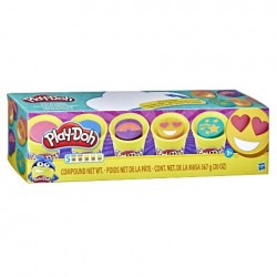 PLAY-DOH COLOR ME HAPPY 5-PACK WITH 3 EMOJIS -INSPIRED CANS PLAY-DOH COLOR ME HAPPY 5-PACK WITH 3 EMOJIS -INSPIRED CANS