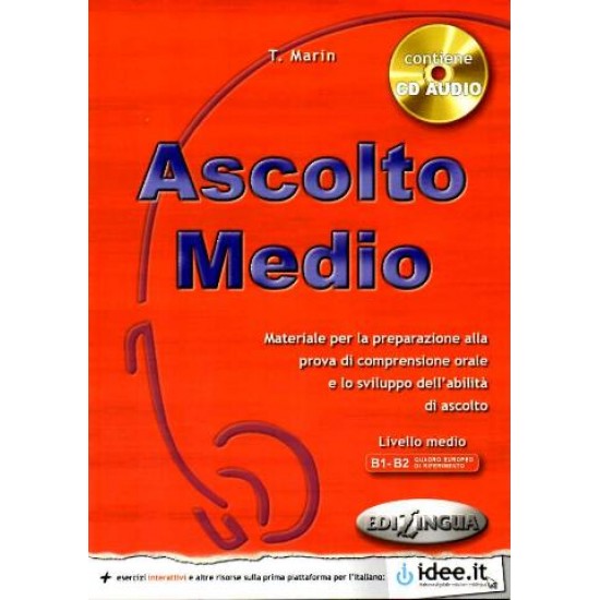 ASCOLTO MEDIO + CD - ΙΤΑΛΙΚΑ