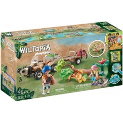 PLAYMOBIL WILTOPIA ΦΡΟΝΤΙΣΤΕΣ ΖΩΩΝ ΜΕ ΕΞΕΡΕΥΝΗΤΙΚΟ ΟΧΗΜΑ 71011