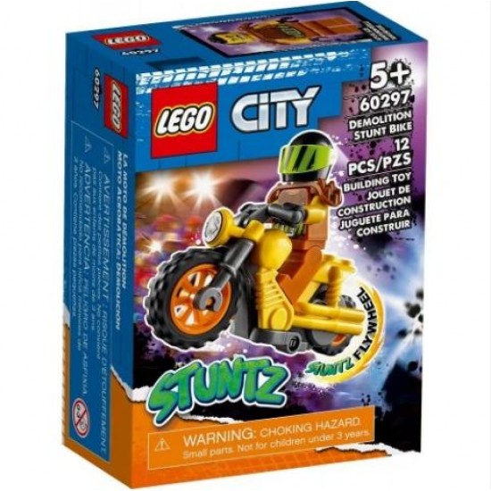 LEGO CITY DEMOLITION STUNT BIKE 60297