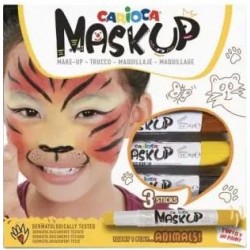 ΜΑΡΚΑΔΟΡΟΙ CARIOCA MASK UP 3TEM. ANIMALS SET