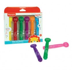 GIM ΜΑΡΚΑΔΟΡΟΙ ΛΙΟΝΤΑΡΑΚΙ FISHER PRICE 6ΧΡΩΜ. GIM ΜΑΡΚΑΔΟΡΟΙ ΛΙΟΝΤΑΡΑΚΙ FISHER PRICE 6ΧΡΩΜ.