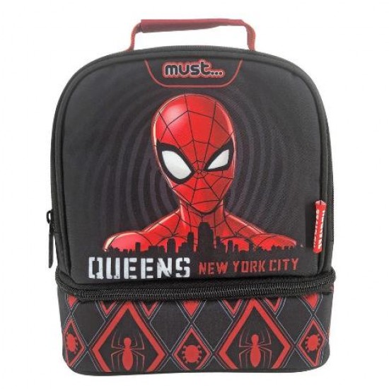 ΤΣΑΝΤΑΚΙ ΦΑΓΗΤΟΥ 24X12X20 ΙΣΟΘΕΡΜΙΚΟ SPIDERMAN QUEENS NEW YORK CITY