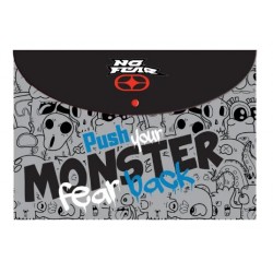 BMU ΦΑΚΕΛΟΣ ΚΟΥΜΠΙ A4 NO FEAR MONSTER